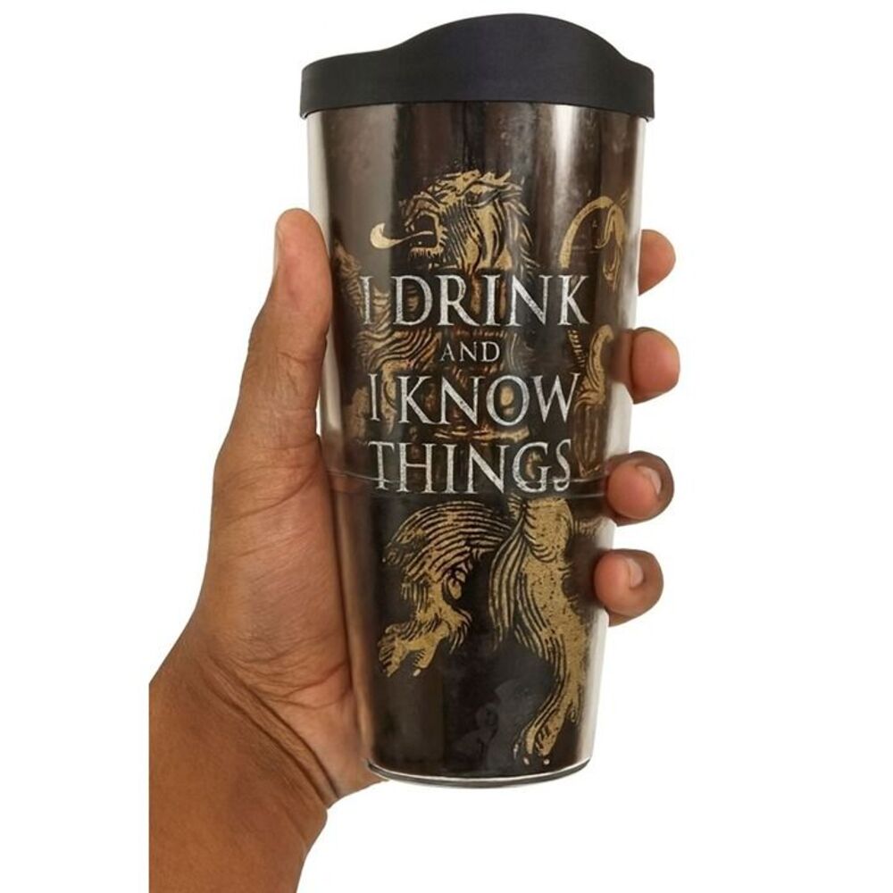 Tervis Game of Thrones Tumbler Black Gold I Drink and I Know Things 24 Oz 2016